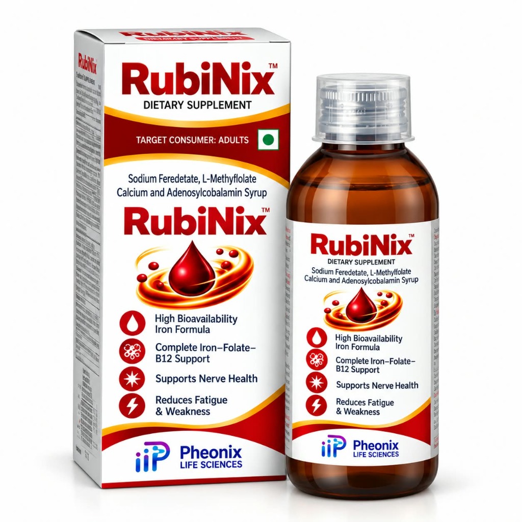 RubiNix packaging and bottle